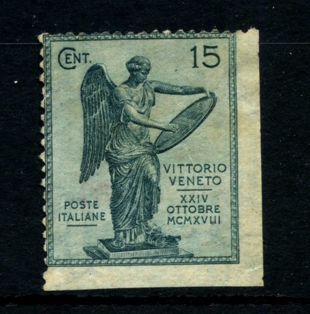 1921 - REGNO - LOTTO/48326 - 15 Cent. ANNIVERSARIO DELLA VITTORIA - VARIETA'