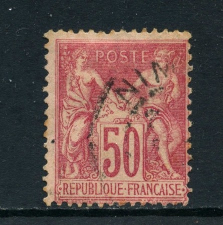 1900 - FRANCIA - 50 c. ROSA I° TIPO - USATO - LOTTO/27081
