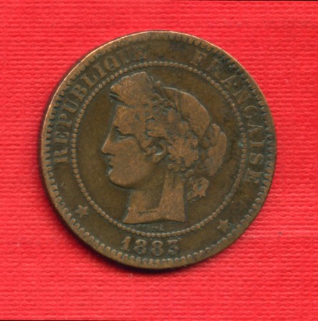 1883A - LOTTO/M21785 - FRANCIA - 10 CENTESIMI  CERERE