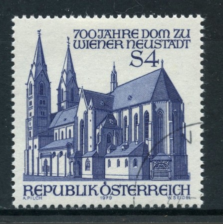 1979 - AUSTRIA - DUOMO DI WIENER NEUSTADT - USATO - LOTTO/28142