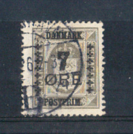 1926 - LOTTO/DAN175U - DANIMARCA - 7 ore su 3 ore GRIGIO - USATO