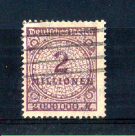 1923 - LOTTO/GER296U - GERMANIA REICH - 2Mn. VIOLETTO - USATO