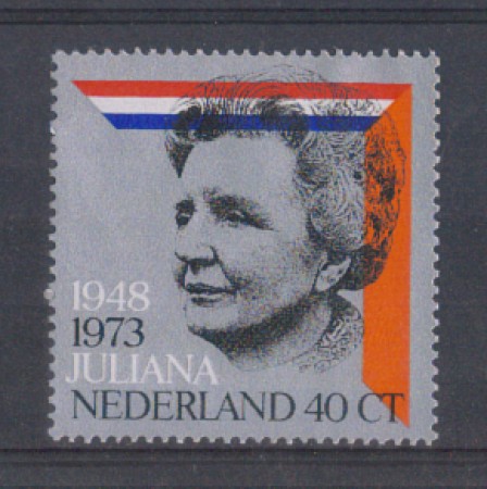1973 - LOTTO/8868 - OLANDA - 25° REGINA GIULIANA