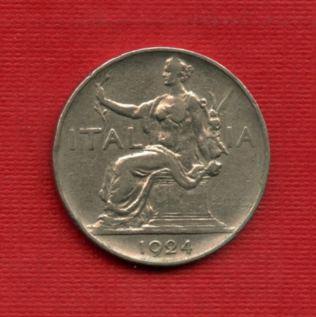 1924 - LOTTO/M22564 - REGNO - BUONO DA 1 LIRA