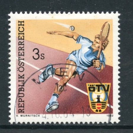 1982 - AUSTRIA - IL TENNIS - USATO - LOTTO/28253