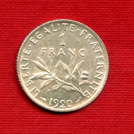 1920 - LOTTO/M21638 - FRANCIA - 1 FRANCO ARGENTO SEMINATRICE
