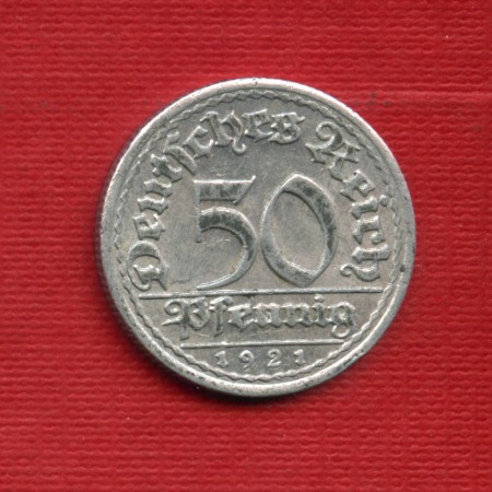 1921F - LOTTO/M23241 - GERMANIA - 50 PFENNIG