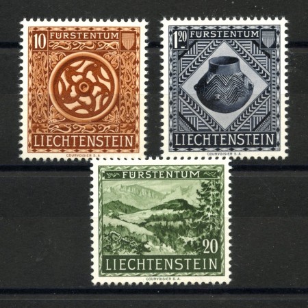 1953 - LIECHTENSTEIN - LOTTO/40930 - MUSEO DI VADUZ 3 v. - NUOVI