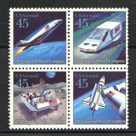 1989 - STATI UNITI - CONGRESSO U.P.U. 4v. - NUOVI - LOTTO/35717