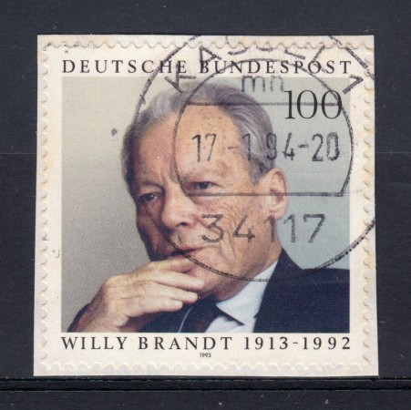 1993 - LOTTO/19076U - GERMANIA - WILLY BRANDT - USATO