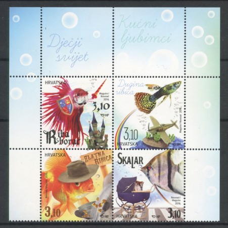 2016 - CROAZIA - ANIMALI DA COMPAGNIA 4v. - NUOVI - LOTTO/33255