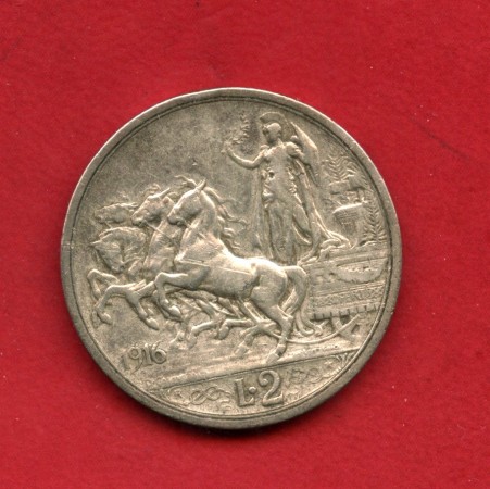 1916 - REGNO - LOTTO/M48290 - 2 LIRE ARGENTO VITT. EMANUELE III°