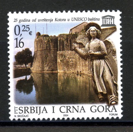 2004 - SERBIA MONTENEGRO - LOTTO/37642 - CITTA' DI KOTOR - NUOVO