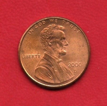 2000D - STATI UNITI - 1 CENT. LINCOLN - LOTTO/M26250