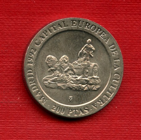 1991 - LOTTO/M22503 - SPAGNA - 200 PTAS MADRID CAPITALE CULTURA