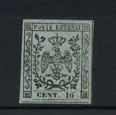 1855/57 - DUCATO DI MODENA - LOTTO/43198 - 10 CENT. SEGNATASSE GIORNALI