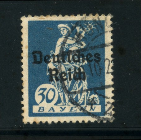 1920 - LOTTO/17832 - GERMANIA REICH - 30pf. OLTREMARE - USATO