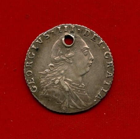 1787 - GRAN BRETAGNA - LOTTO/M47476 - 1 SCELLINO  GIORGIO III°