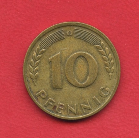 1949 G - GERMANIA FEDERALE - 10 PFENNIG - LOTTO/M28185