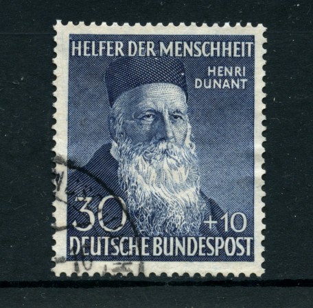 1952 - LOTTO/24238 - GERMANIA FEDERALE - BENEFICENZA H. DUNANT - USATO