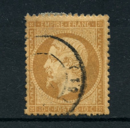 1862 - LOTTO/16682 - FRANCIA - 10cent . BISTRO  NAPOLEONE - USATO