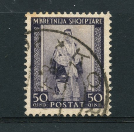 1939 - LOTTO/18723 - ALBANIA ITALIANA - 50q. COSTUMI - USATO
