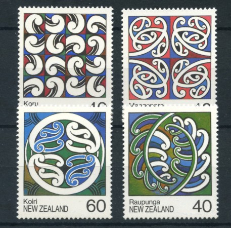 1988 - LOTTO/19976 - NUOVA ZELANDA - ARTE MAORI 4v. - NUOVI