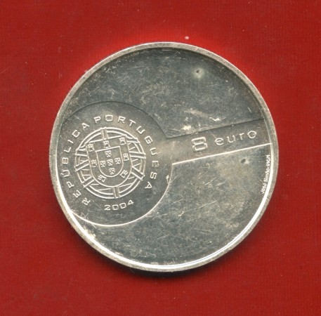 2004 - PORTOGALLO - 8 EURO EUROPEI DI CALCIO ARGENTO ...