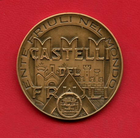 FRIULI - 1979 - LOTTO/M24489 - MEDAGLIA CASTELLI DEL FRIULI