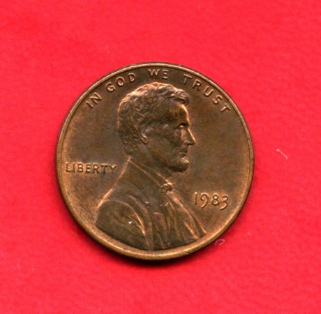 1983 - STATI UNITI - 1 CENT. LINCOLN - LOTTO/M26224