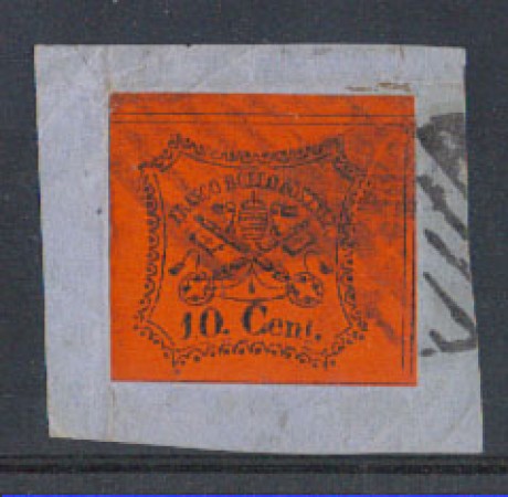 STATO PONTIFICIO - 1867 - LOTTO/5098 - 10c. VERMIGLIO