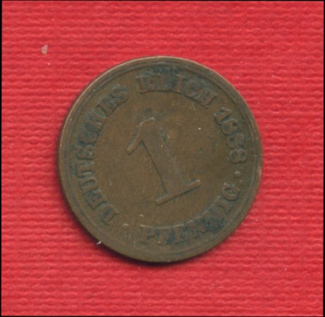 1888A - LOTTO/M23232 - GERMANIA - 1 PFENNIG IMPERO