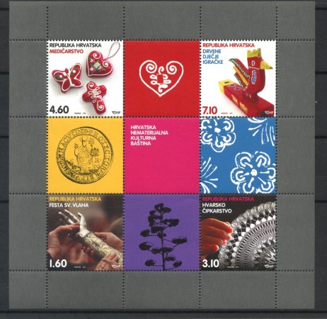 2012 - CROAZIA - UNESCO PATRIMONIO CULTURALE - FOGLIETTO - NUOVO - LOTTO/33166
