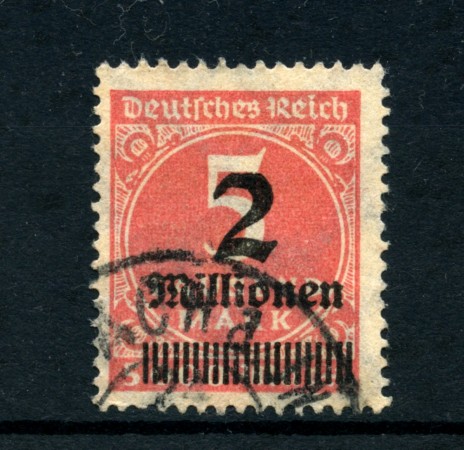 1923 - LOTTO/17889 - GERMANIA REICH - 2Mn. su 5t. ROSSO - USATO