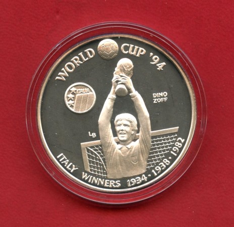 1993 - TURKS AND CAICOS - LOTTO/M48567 -  20 CORONE ARGENTO  WORL CUP 94