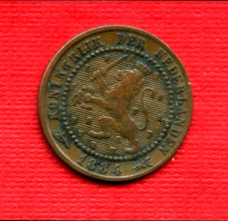 1884 - LOTTO/M21687 - OLANDA - 1  CENTESIMO   STEMMA