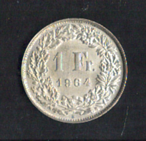 1964 - LOTTO/MSVI1964F - SVIZZERA - 1 FRANCO ARGENTO