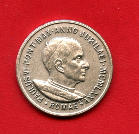 1975 -  MEDAGLIA DEL GIUBILEO PORTA SANTA - PAPA PAOLO VI° - LOTTO/M32044