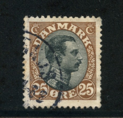 1919/20 - lotto/20504 -  DANIMARCA  - 25 ore  BRUNO GRIGIO - USATO