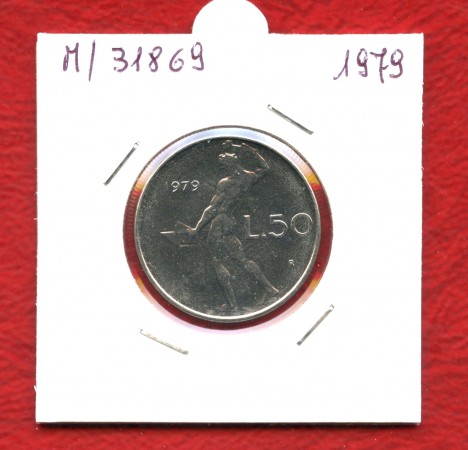1979 - REPUBBLICA - 50 LIRE VULCANO I° TIPO - LOTTO/M31869