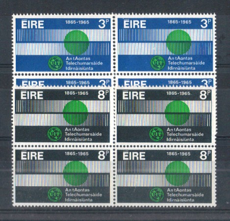 1965 - LOTTO/9892 - IRLANDA - CENTENARIO DELLA U.I.T.