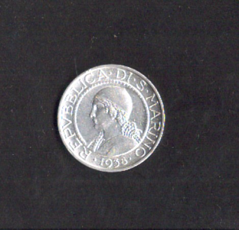 1938 - LOTTO/MSM1938L5 - SAN MARINO - 5 LIRE  LIBERTAS