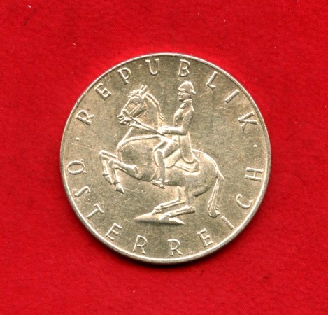 1962 - AUSTRIA - LOTTO/M47577 - 5 SCELLINI ARGENTO