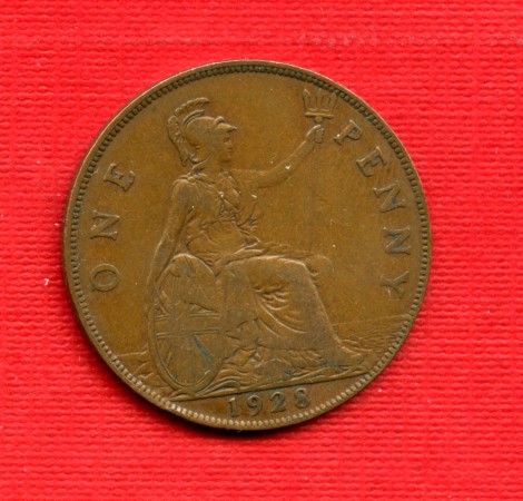1928 - LOTTO/M22553 - GRAN BRETAGNA - 1 PENNY GIORGIO V