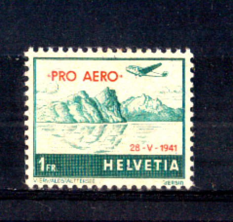 1941 - LOTTO/SVIA34AN - SVIZZERA - 1 Fr. PRO AEREO - NUOVO