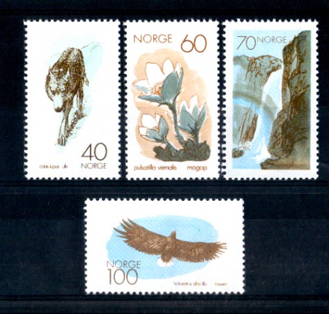 1970 - LOTTO/NORV561CPN - NORVEGIA - ANNO EUROPEO NATURA  - NUOVI