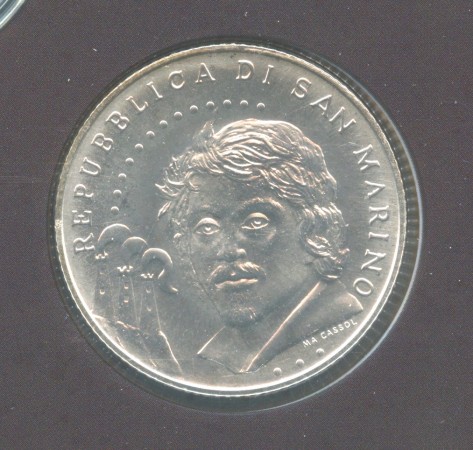 2010 - SAN MARINO - LOTTO/M41004 - 5  EURO ARGENTO CARAVAGGIO