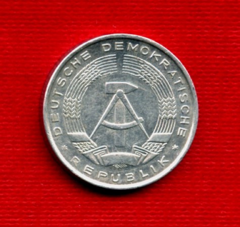 1963A - GERMANIA D.D.R - LOTTO/M21613 - 10 PFENNIG ALLUMINIO