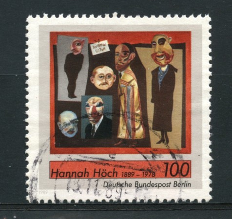 1989 - LOTTO/15749U - BERLINO - H.HOCH  PITTORE - USATO