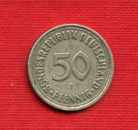 1950J - LOTTO/M23269 - GERMANIA - 50 PFENNIG REPUBBLICA